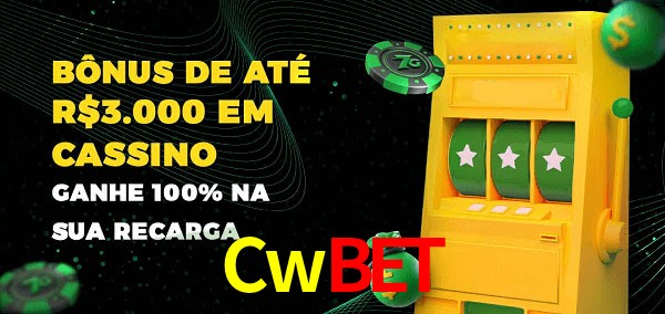 Cwbet melhor bônus de depósito