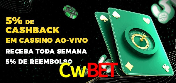 Promoções do cassino ao Vivo Cwbet